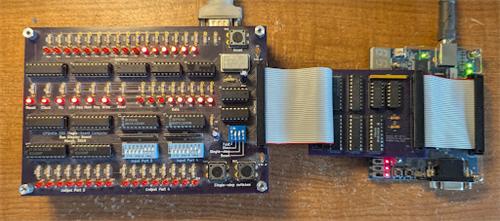 Classic digital logic circuit test board
