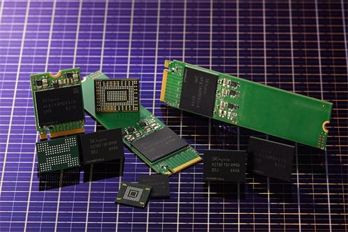 SK Hynix NAND flash chips and M.2 SSD modules